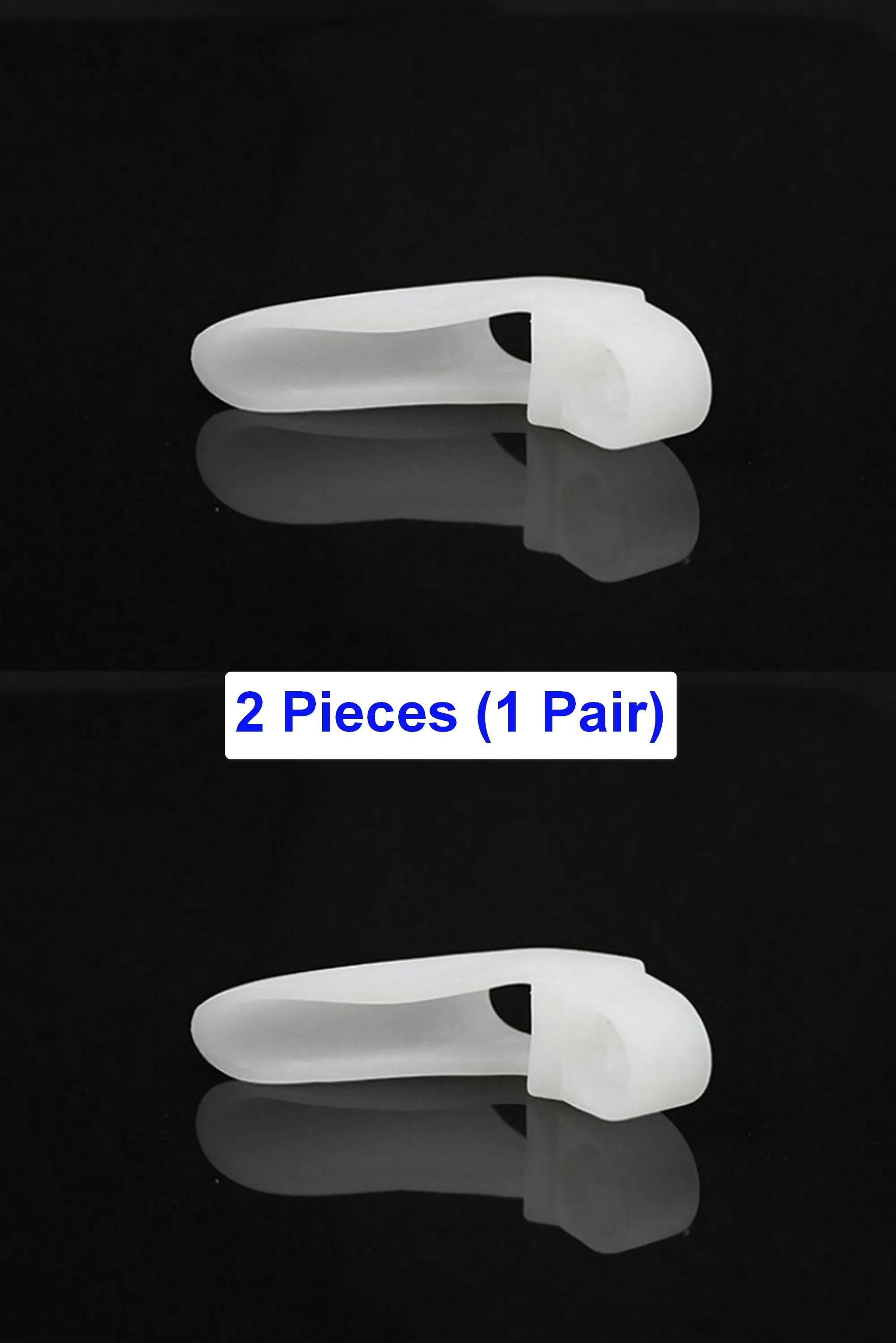 1 Pair Gel Toe Separator Support Bunion Pain Relief Unisex Foot Care Aid Reuse