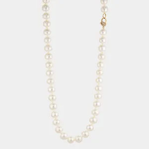 18" 10MM GENUINE FRESHWATER PEARL NECKLACE