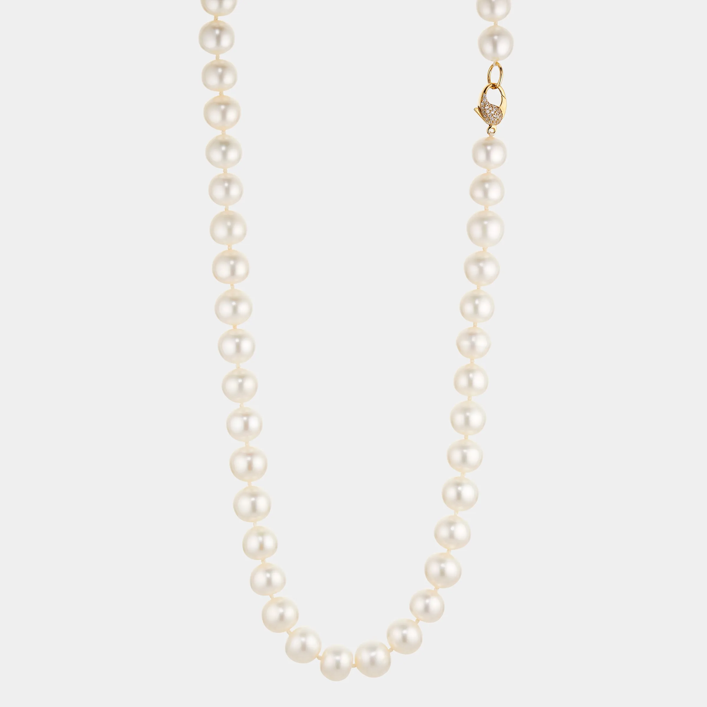 18" 10MM GENUINE FRESHWATER PEARL NECKLACE