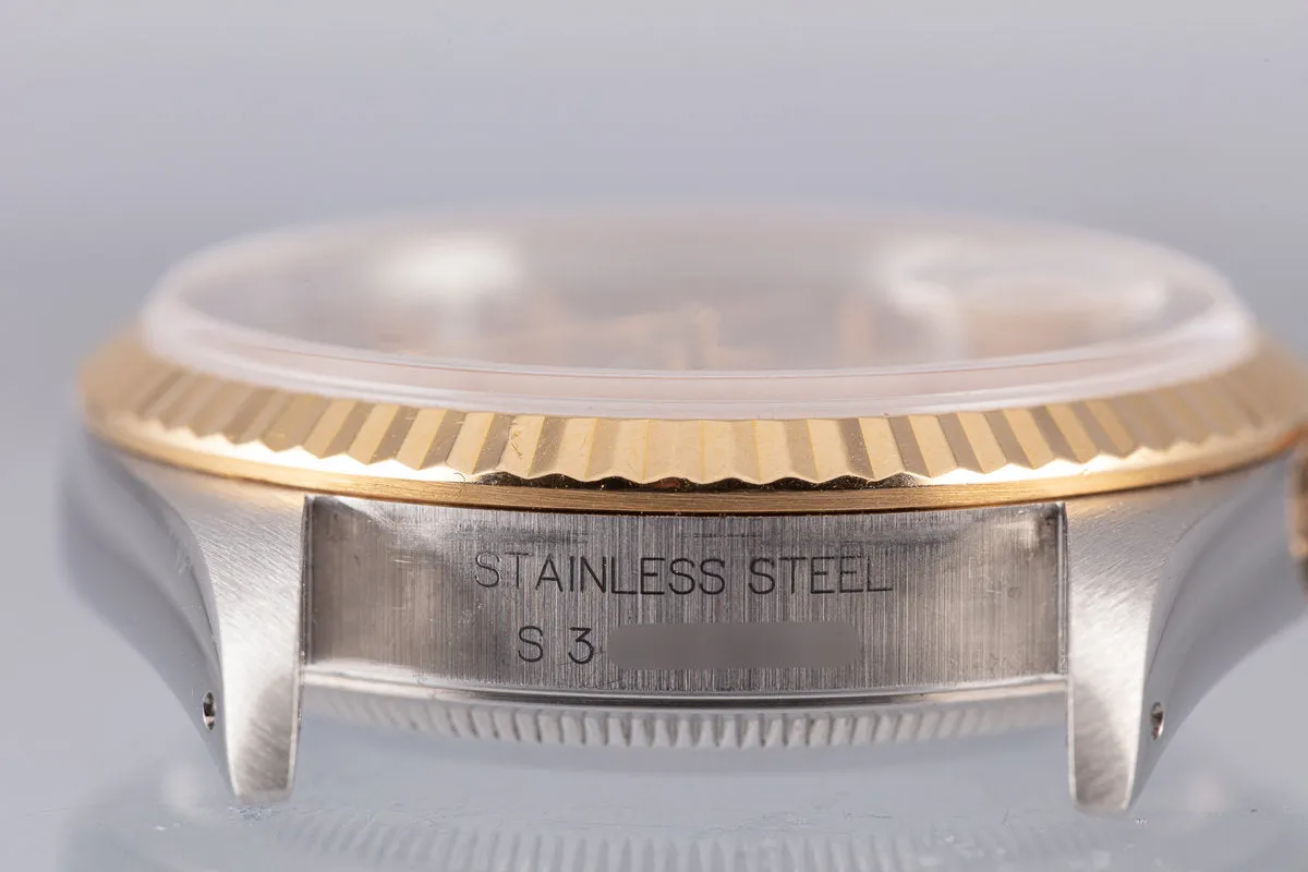 1993 Rolex Two-Tone DateJust 16233 Gold Dial