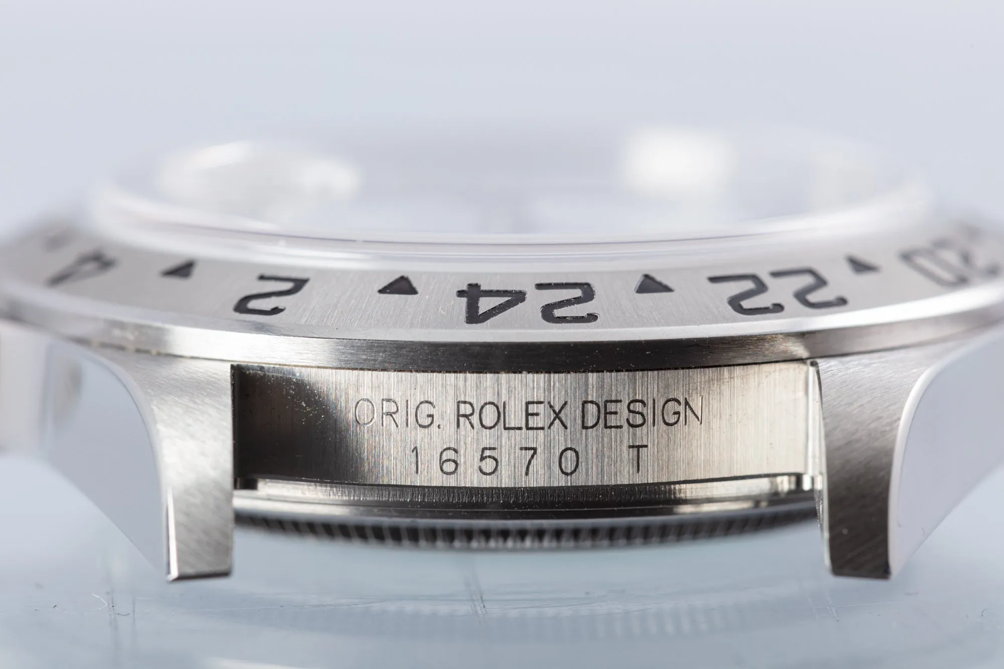 2004 Unpolished Rolex Explorer II 16570 Polar Dial Box & Papers