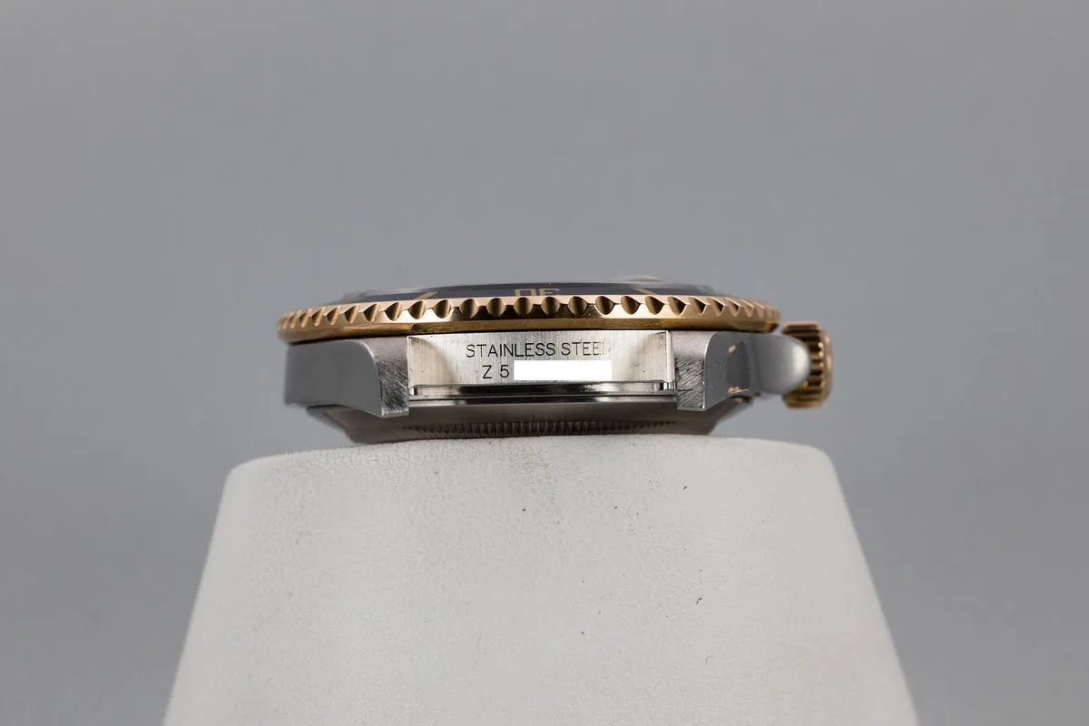 2006 Rolex Two-Tone Submariner 16613 Serti Dial with Box and Papers