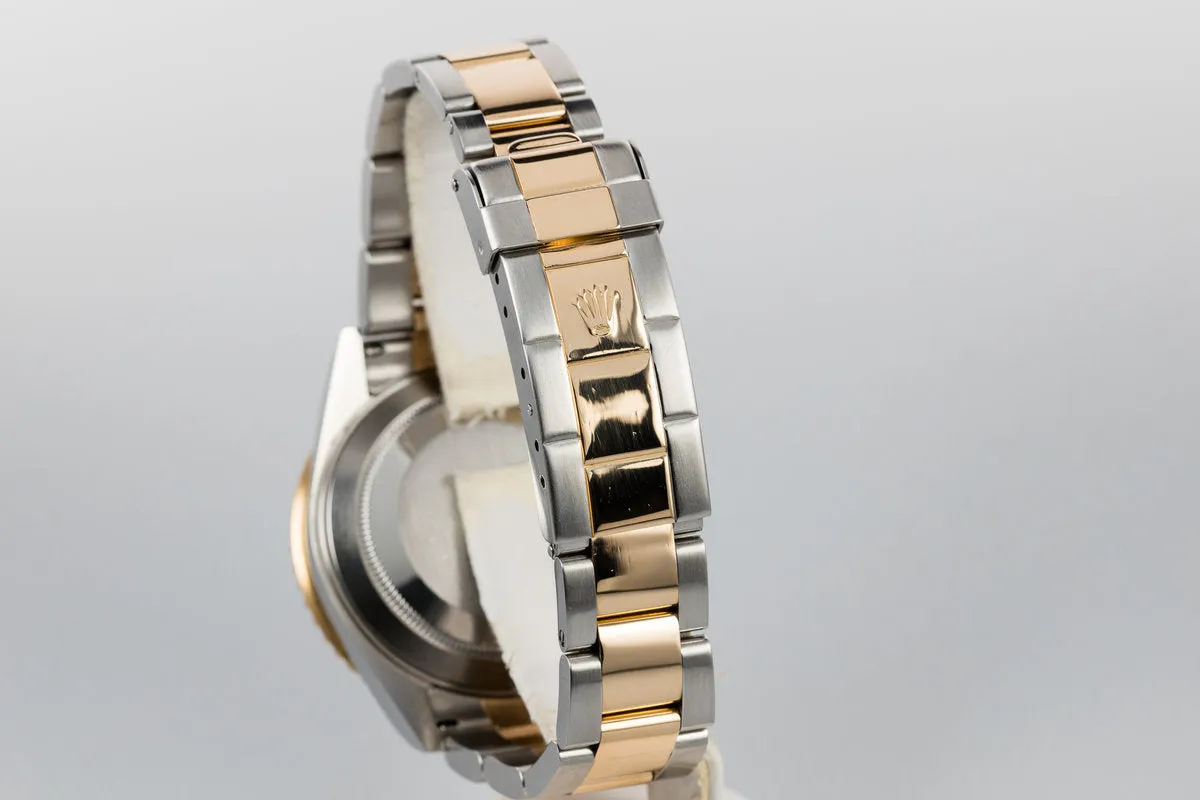 2006 Rolex Two-Tone Submariner 16613 Serti Dial with Box and Papers
