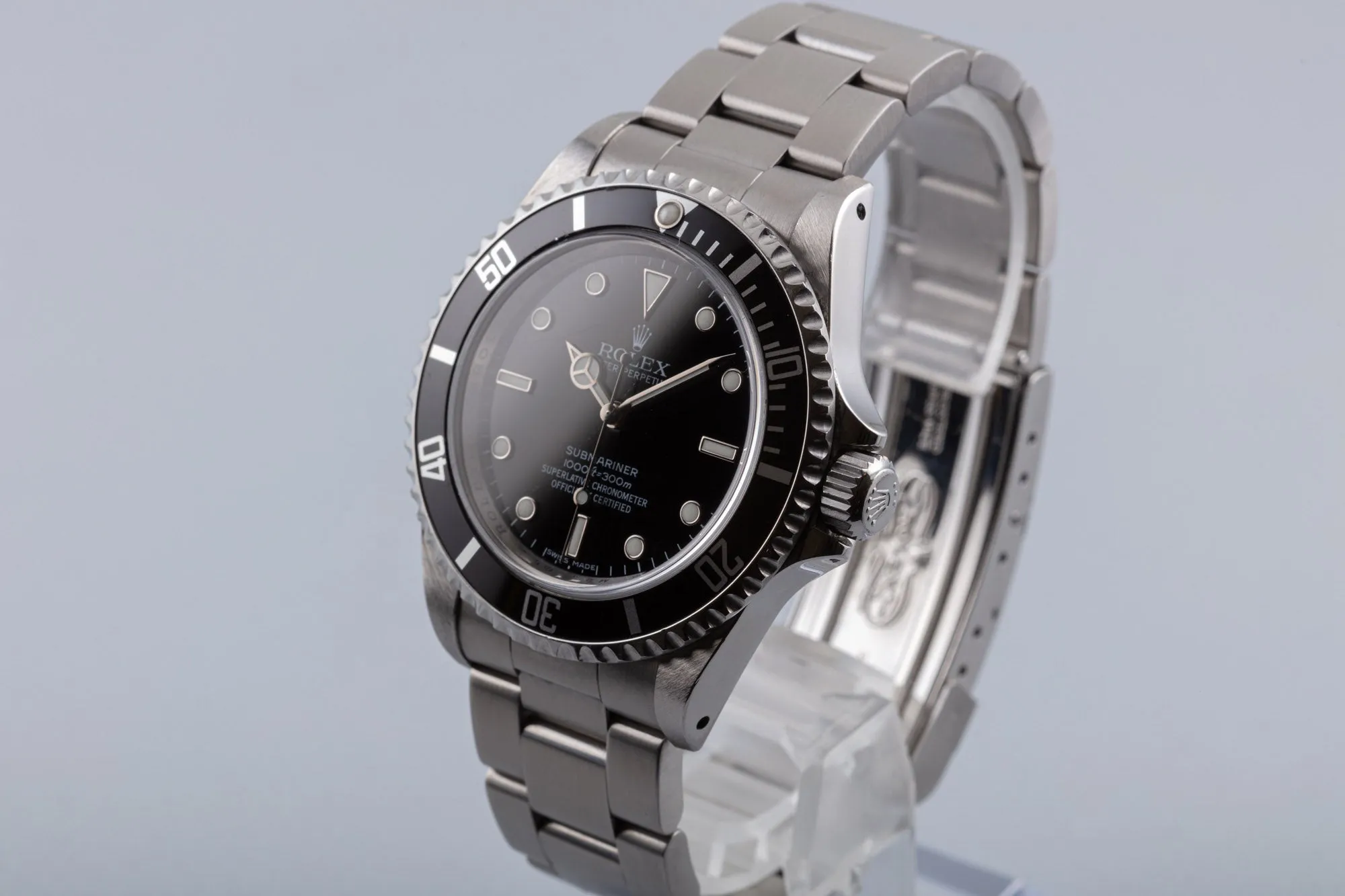2009 Rolex Submariner 14060m 4 Line with Box Card Hangtags & Booklets