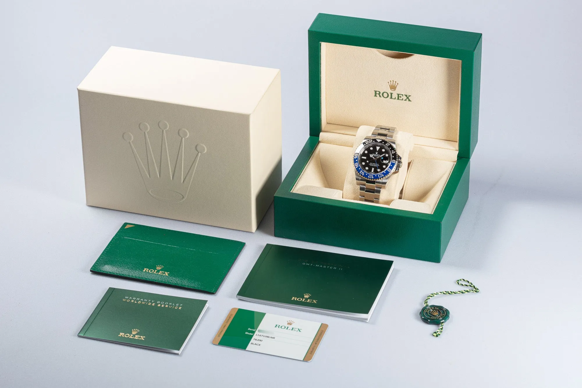 2017 Rolex GMT-Master II 116710BLNR "Batman" with Box & Card