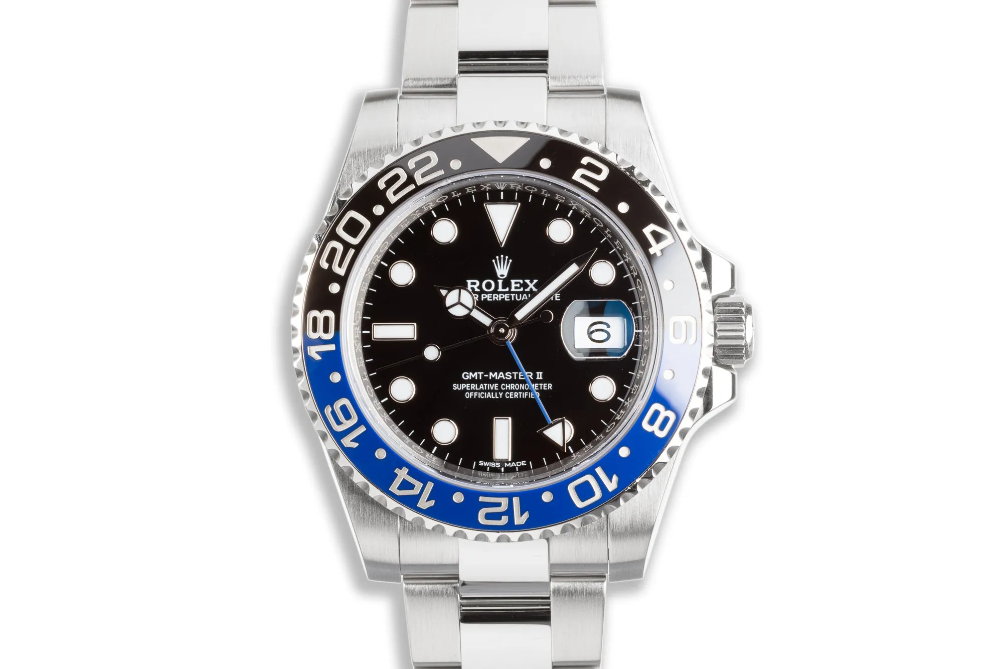 2017 Rolex GMT-Master II 116710BLNR "Batman" with Box & Card
