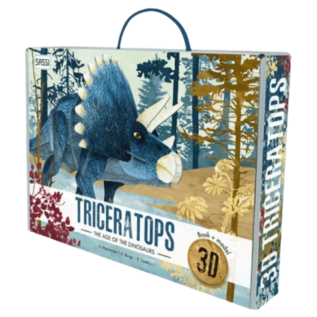 3D Book & Model - The Age of Dinosaurs, Triceratops