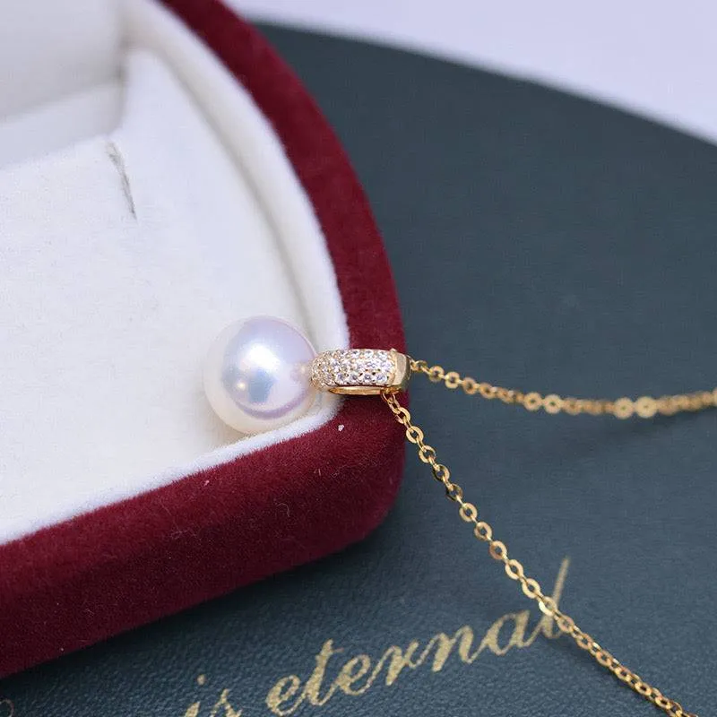 9-10mm Freshwater Pearl & Anouk Necklace