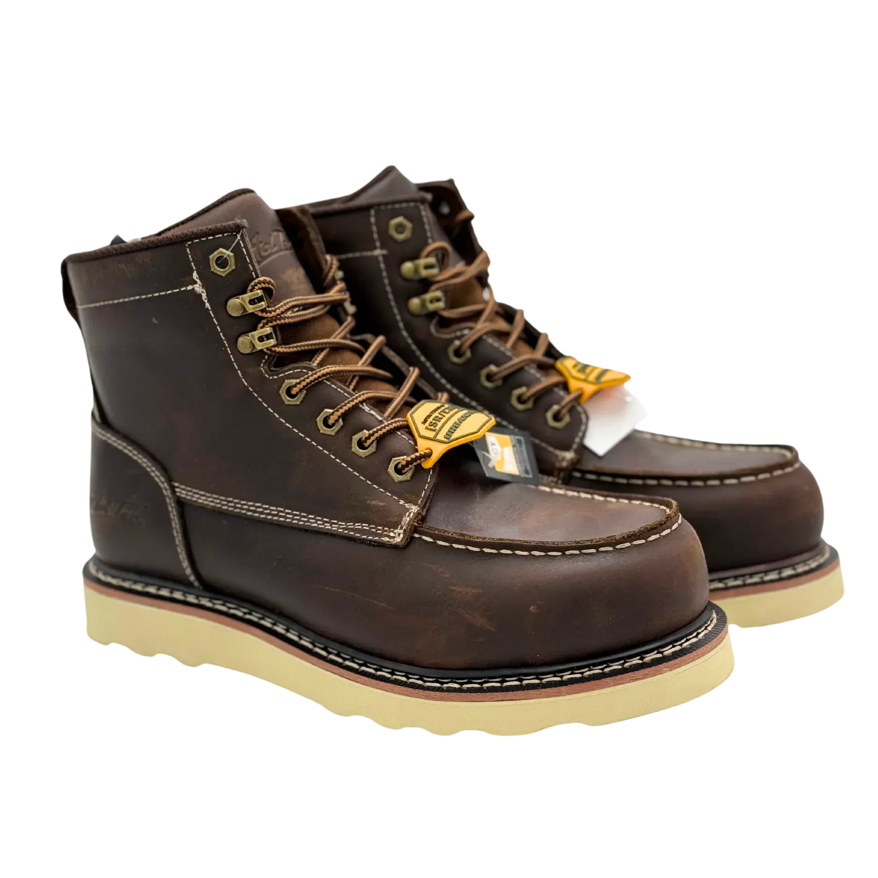 AD TEC - MEN'S 6" NON-SLIP WEDGE WORK BOOT - 9255DB