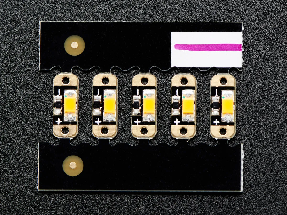 Adafruit LED Sequins - Rose Pink - Pack of 5