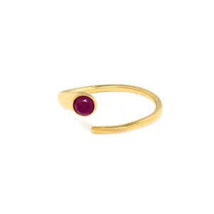 Amethyst Crystal Ring