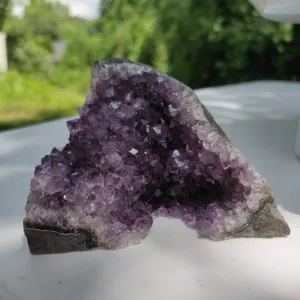 Amethyst Geode Free Form, Cut Base (#11)