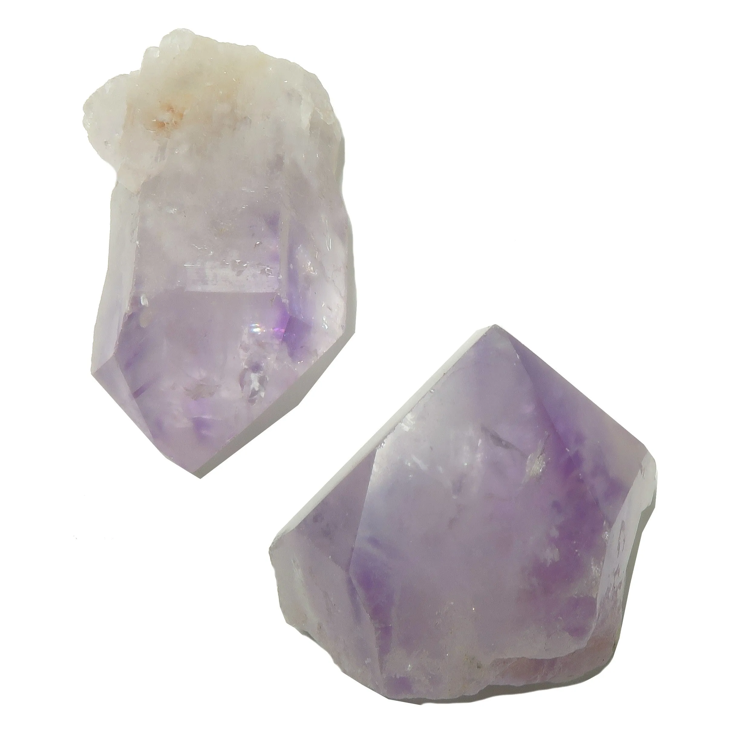 Amethyst Raw Crystal Set Double Dream Points