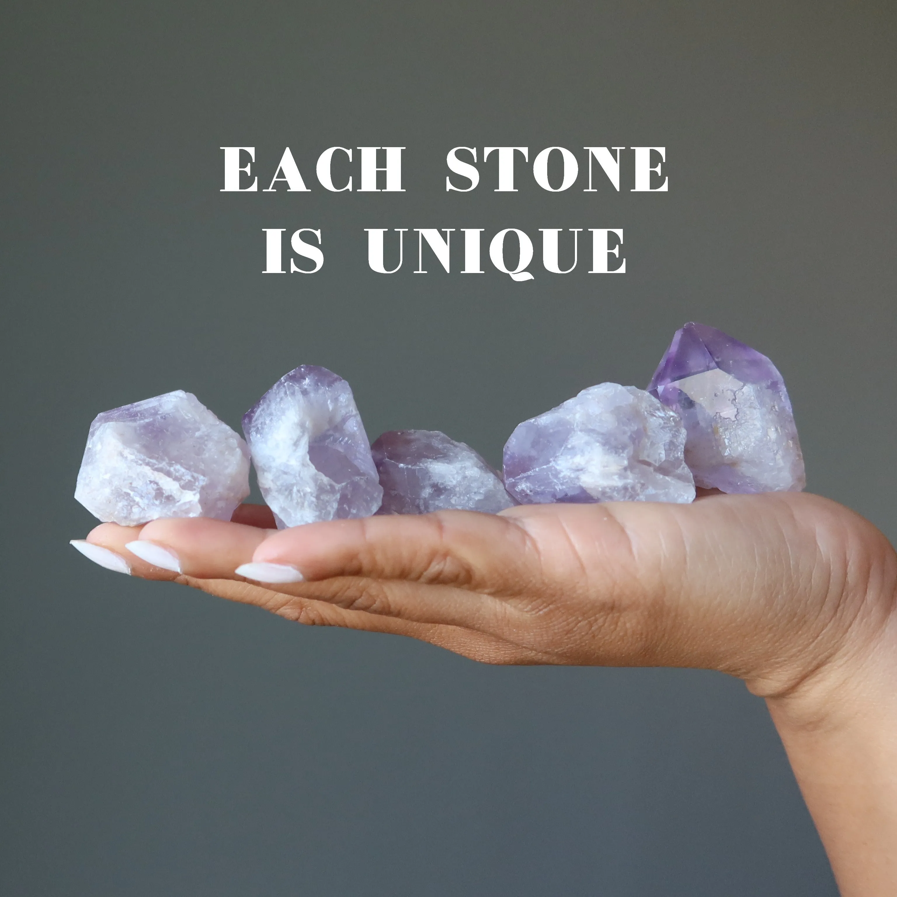 Amethyst Raw Crystal Set Double Dream Points