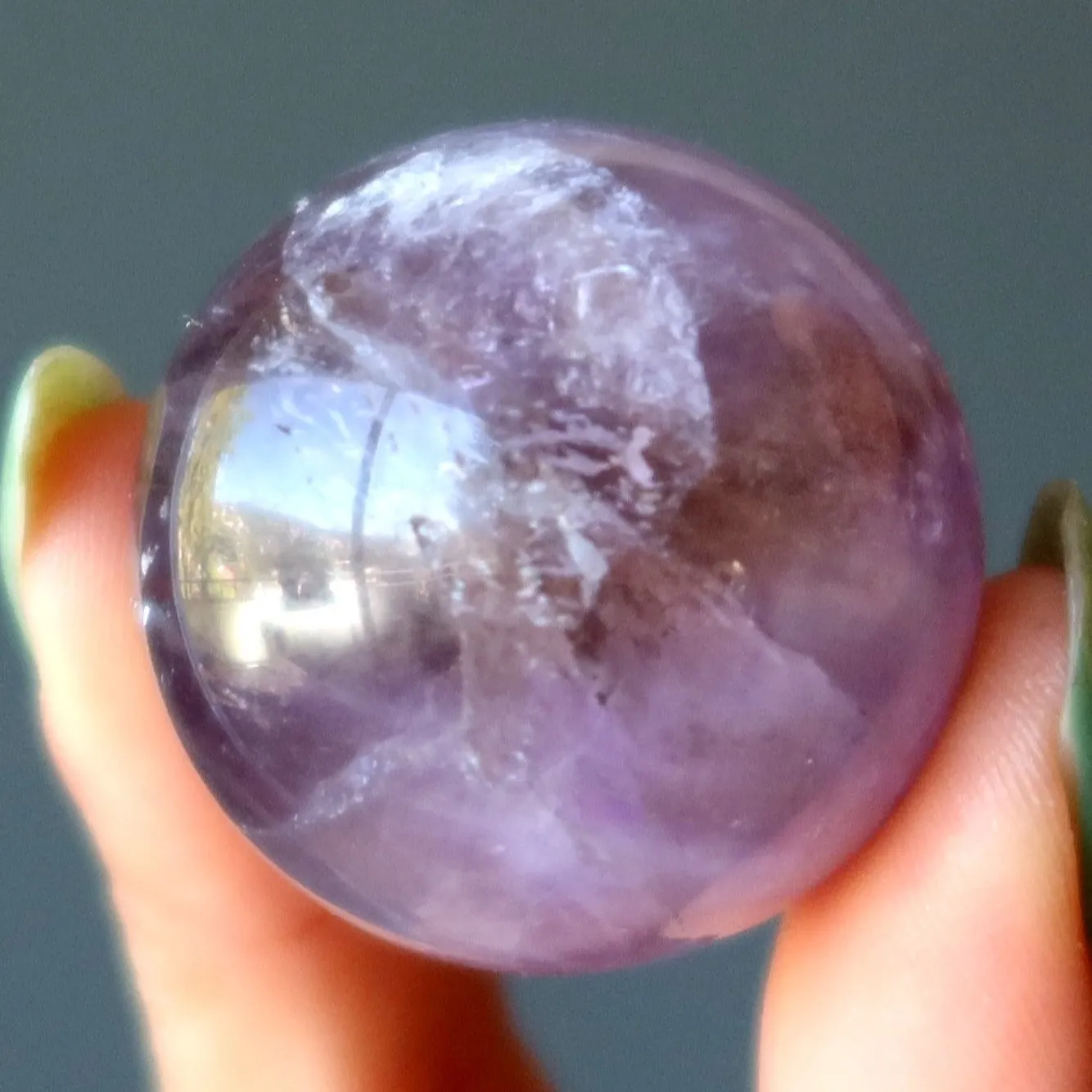 Ametrine Sphere Amethyst Citrine Crystal Ball