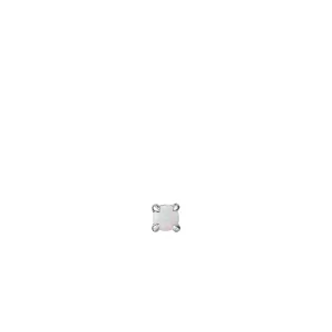 Ania Haie Silver Kyoto Opal Cabochon Barbell Single Earring