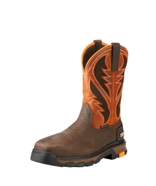 Ariat Boots, 11 inch Intrepid VentTEK Composite Toe Work Boot, 10023042 & 10020072, Bruin Brown & Cocoa Brown