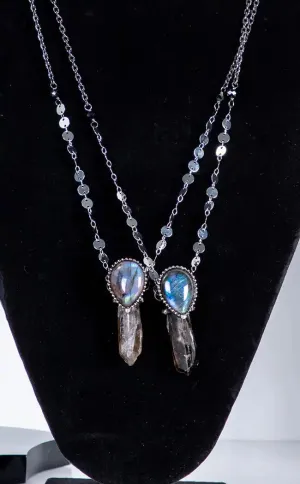 Astrophilia Labradorite Quartz Necklace