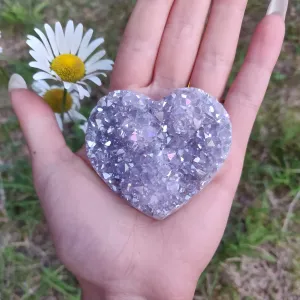 Aura Amethyst Heart (#10)