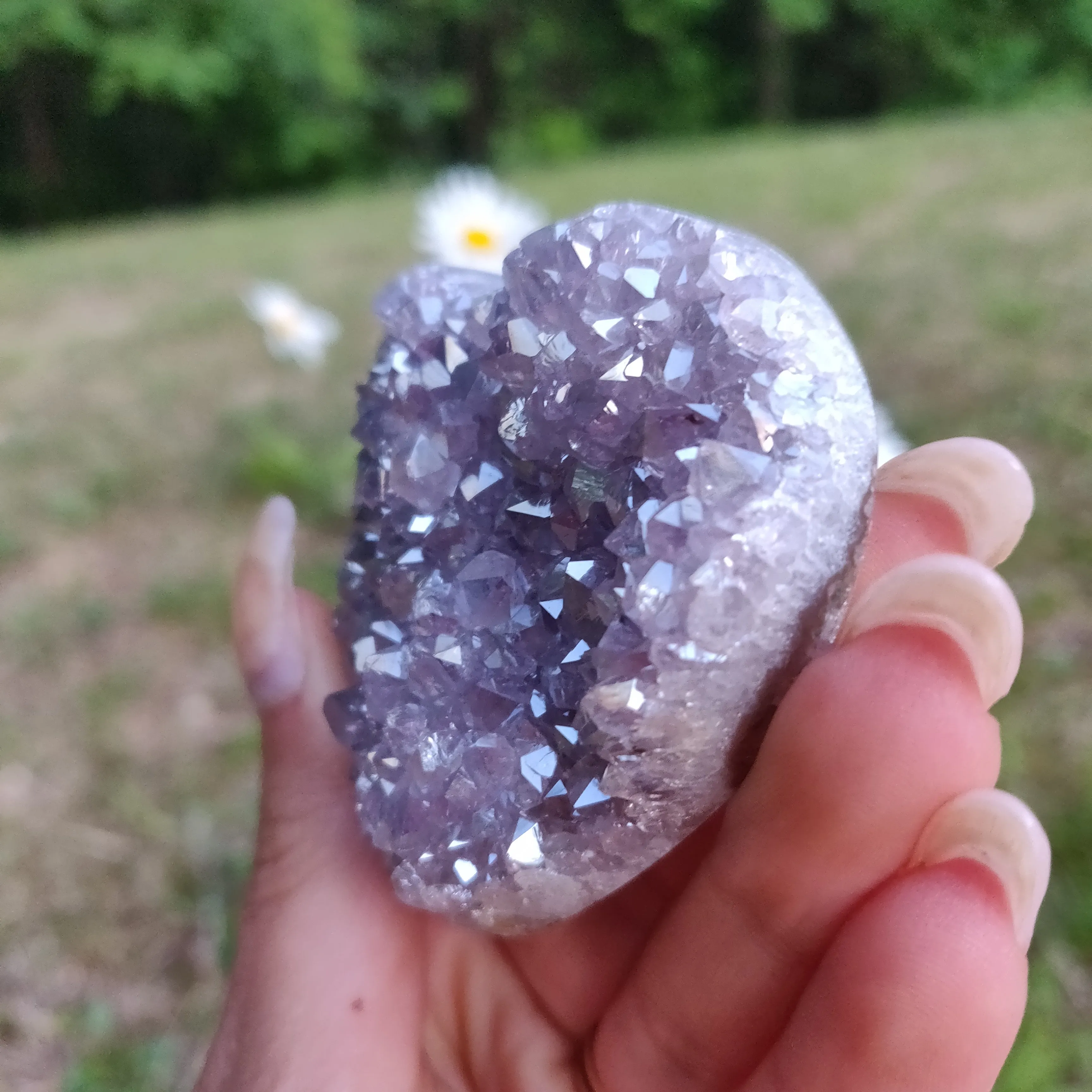Aura Amethyst Heart (#10)