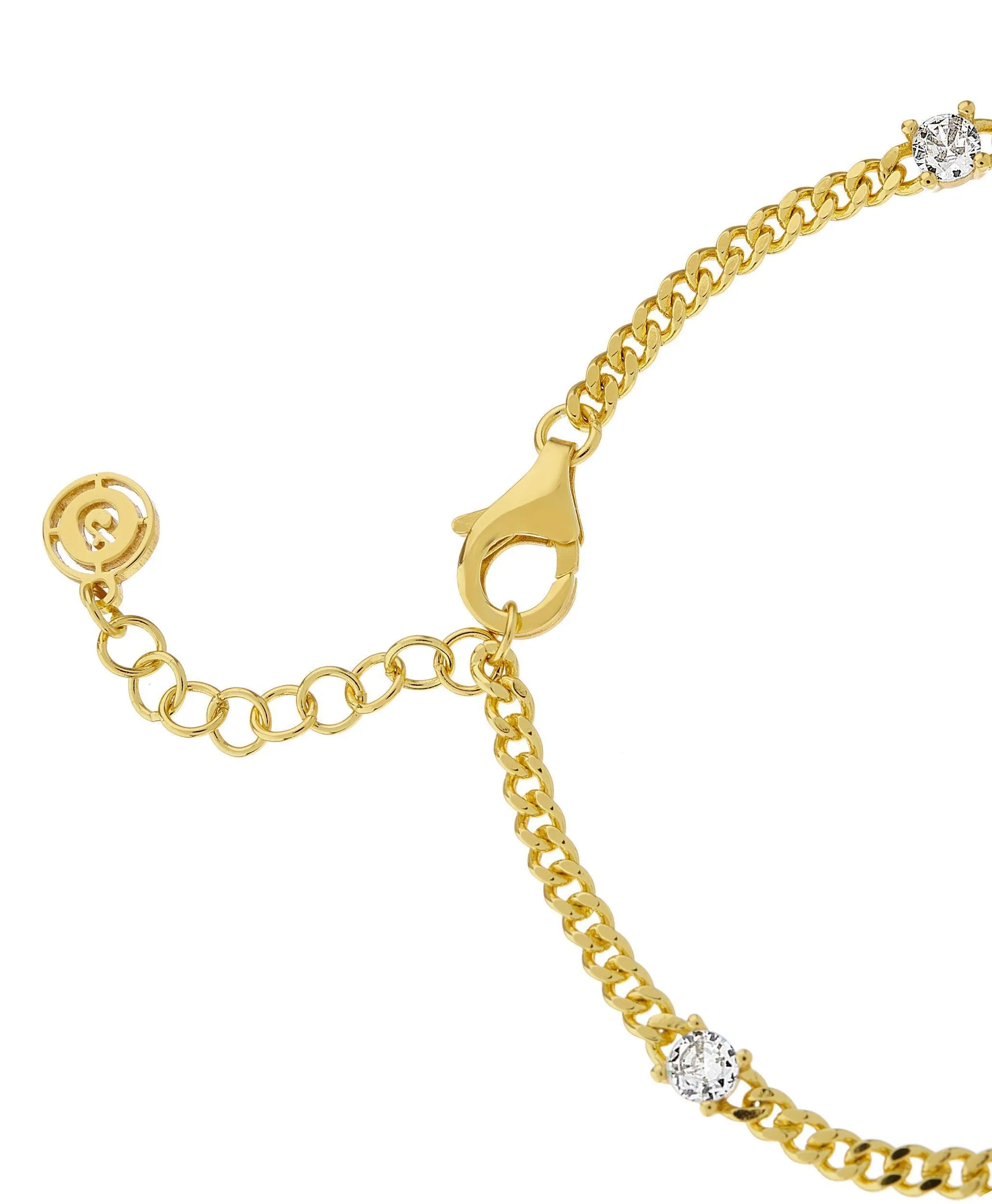 Birthstone Bracelet September 18ct Gold Plated