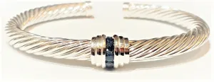 Blue Sapphire Cable Classics Bracelet