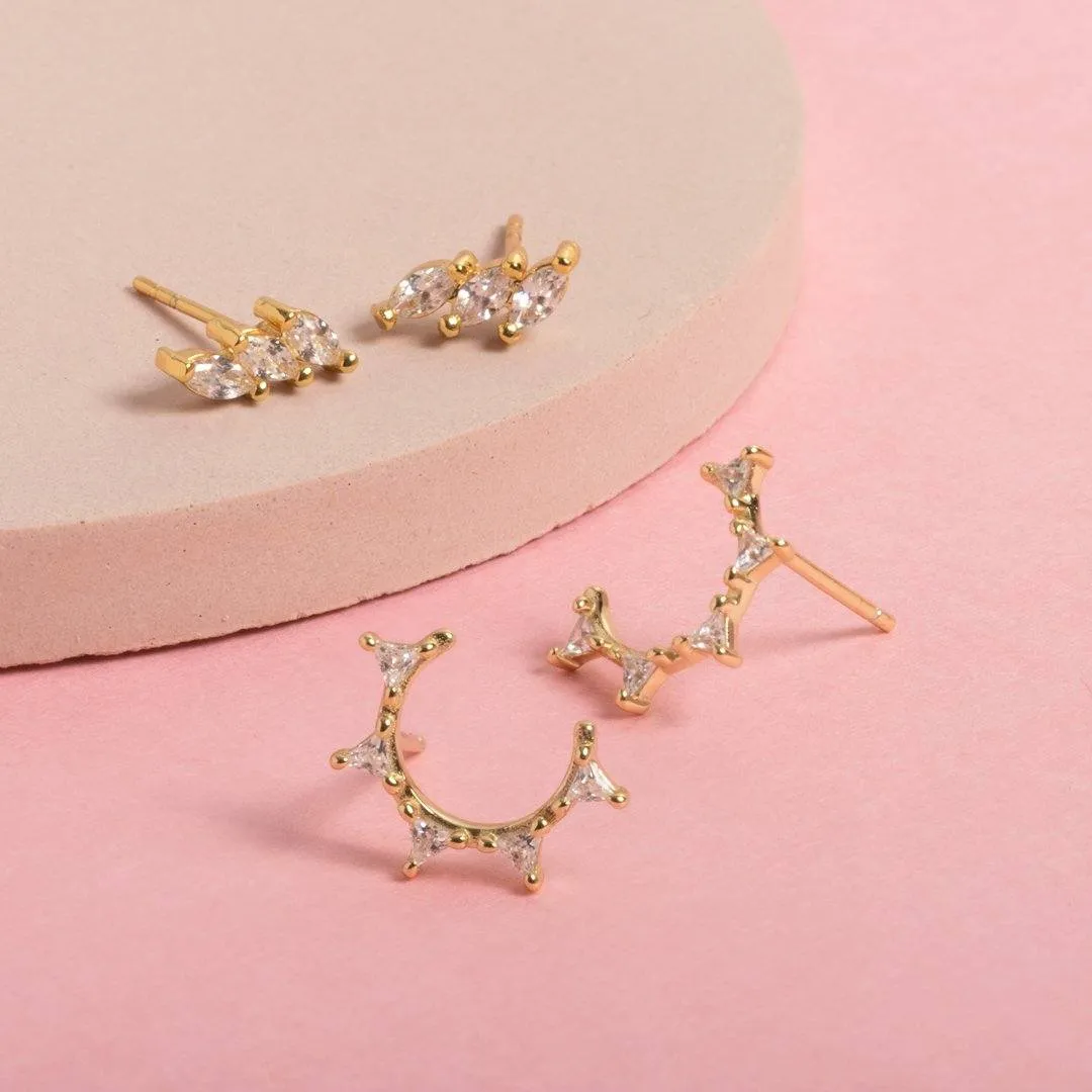 Bree Arc Earrings-D