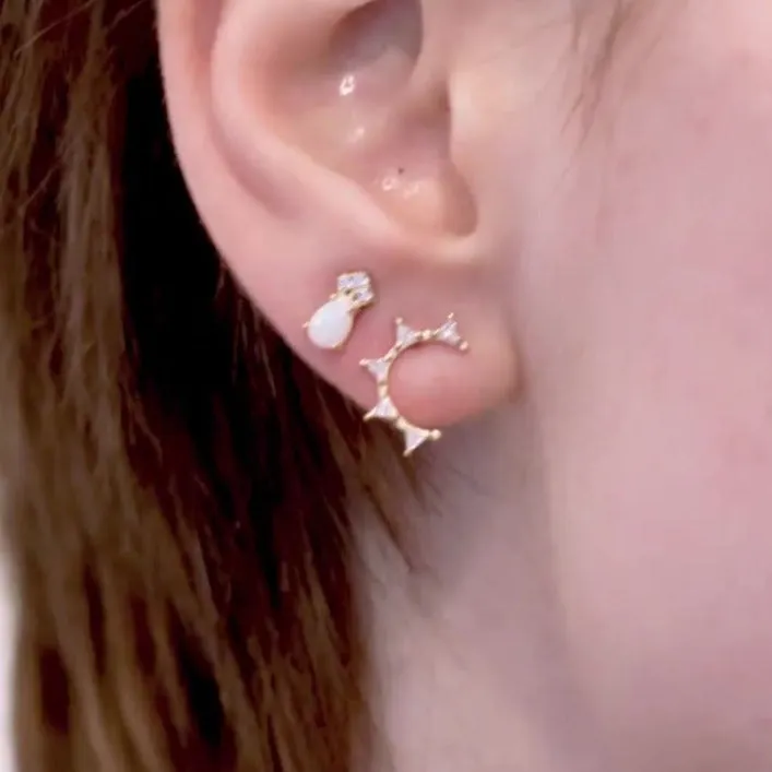 Bree Arc Earrings-D