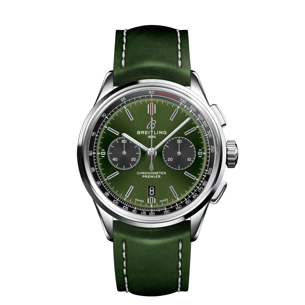 Breitling Premier B01 Chronograph 42 Bentley British Racing Green Leather