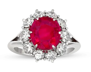 Burma Ruby Ring, 4.34 Carats