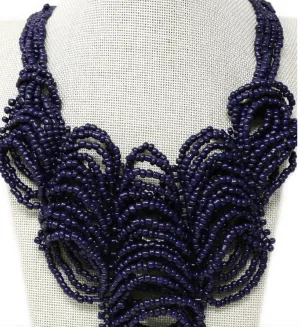 Chunky Seed Beaded Short Necklace