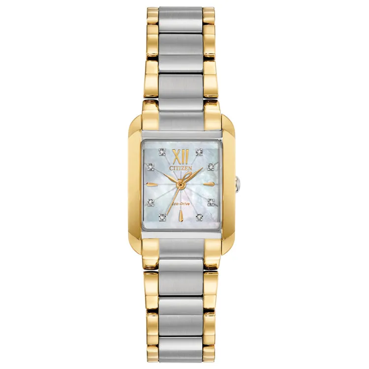 CITIZEN Eco-Drive Quartz Bianca Ladies Watch Stainless Steel