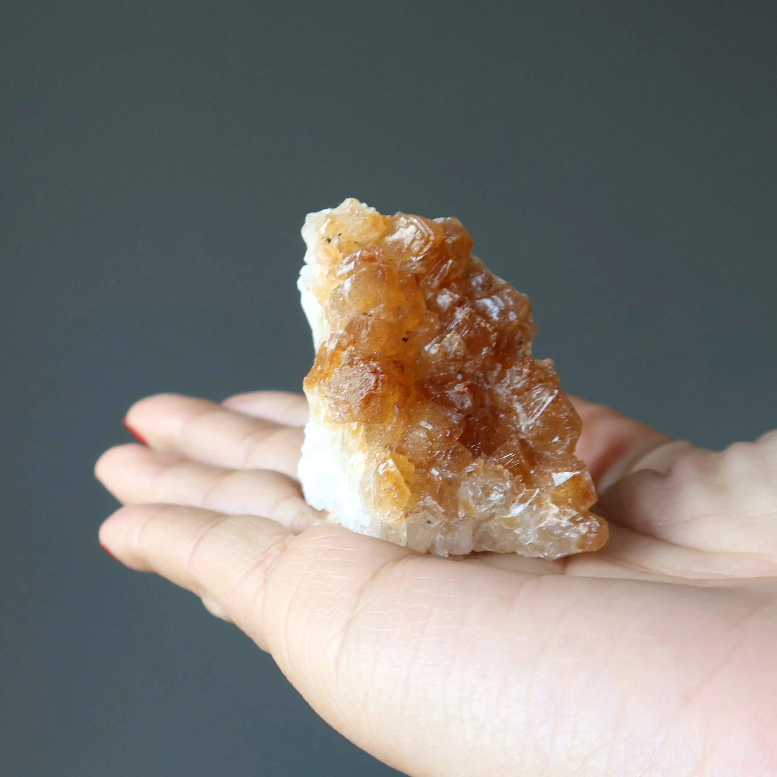 Citrine Cluster Lucky Sun Kissed Prosperity Yellow Stone