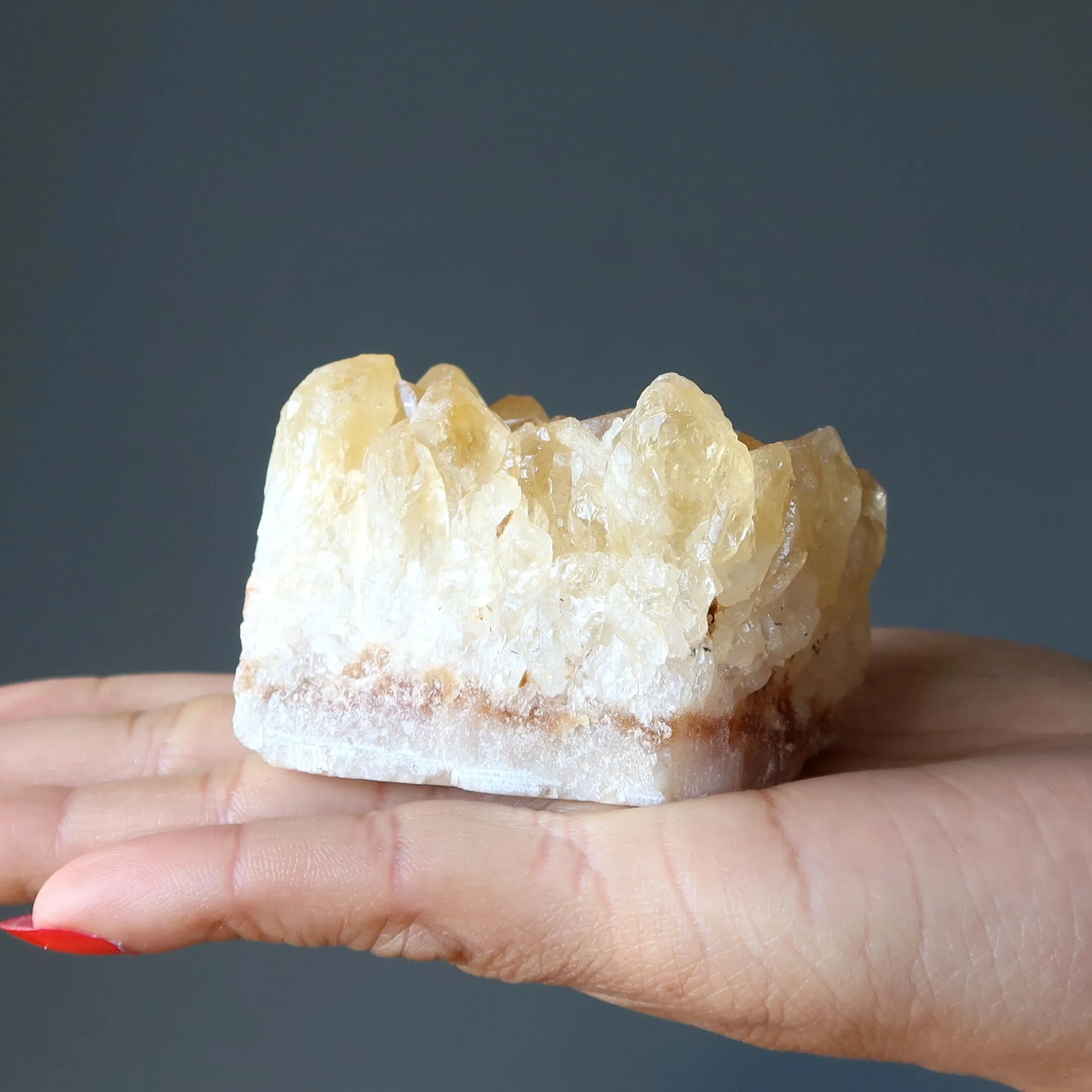 Citrine Cluster Lucky Sun Kissed Prosperity Yellow Stone