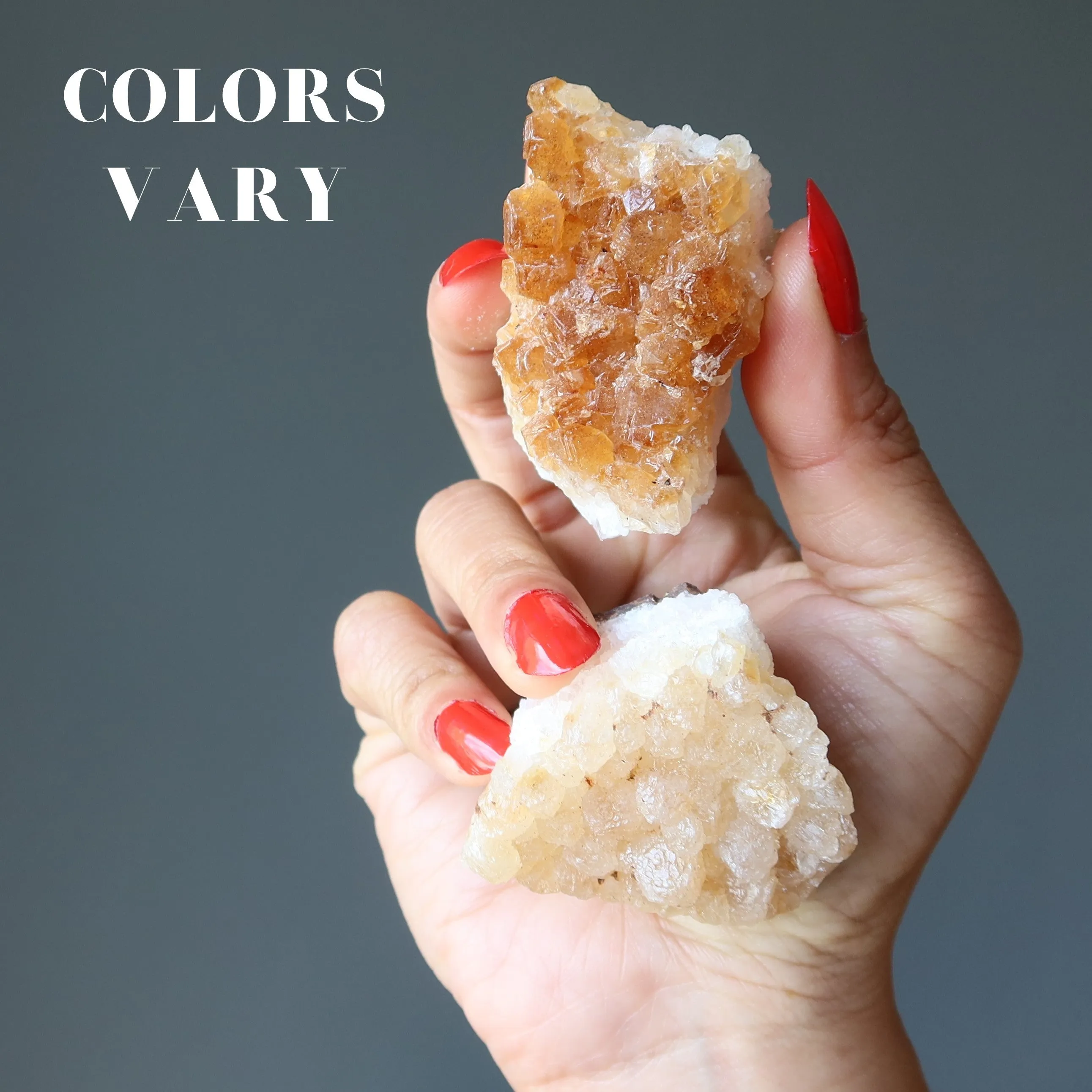 Citrine Cluster Lucky Sun Kissed Prosperity Yellow Stone