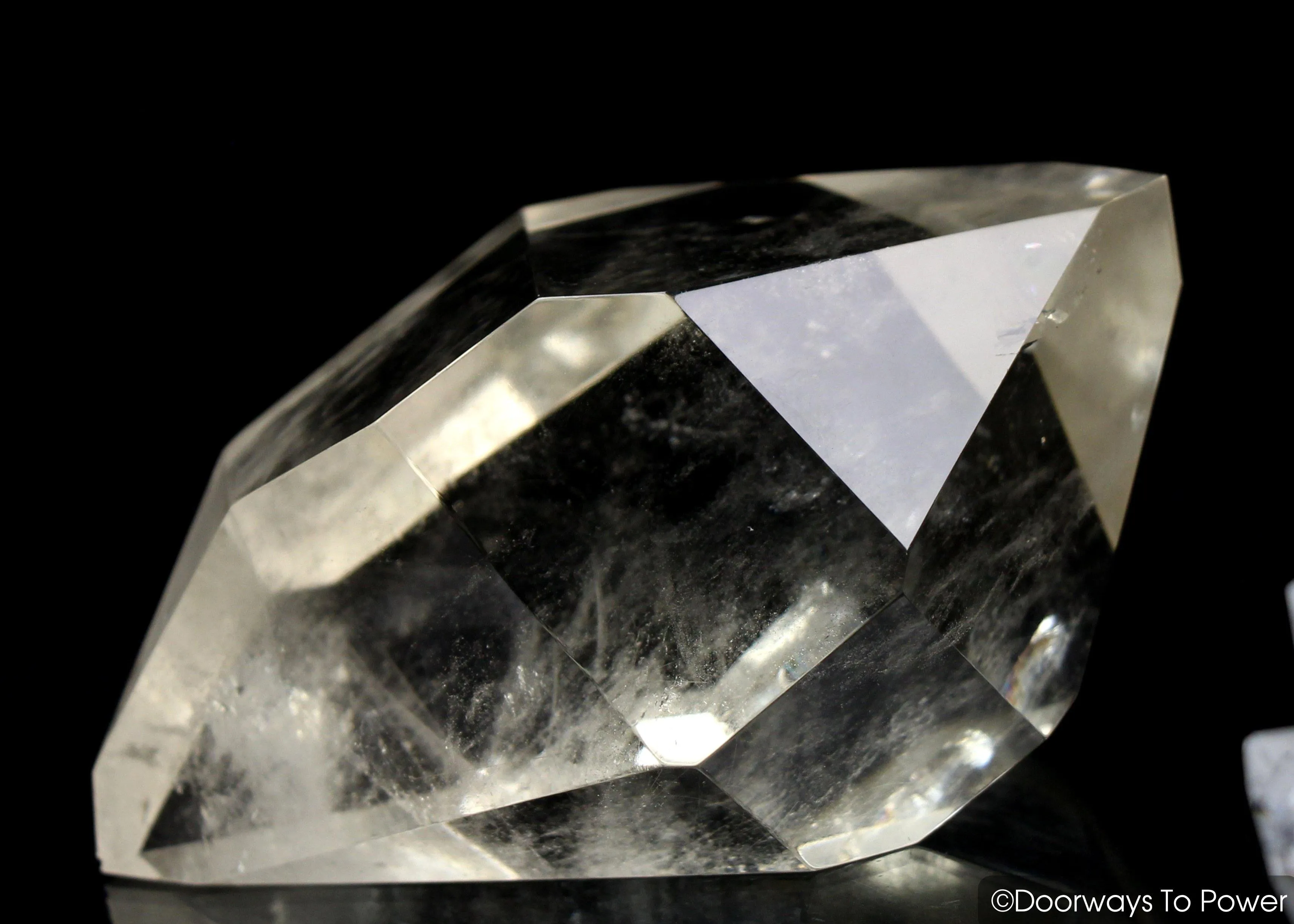 Citrine Double Terminated Abundance Quartz Crystal w/ Rainbows