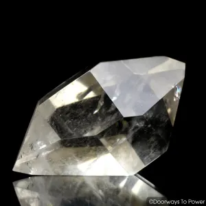Citrine Double Terminated Abundance Quartz Crystal w/ Rainbows