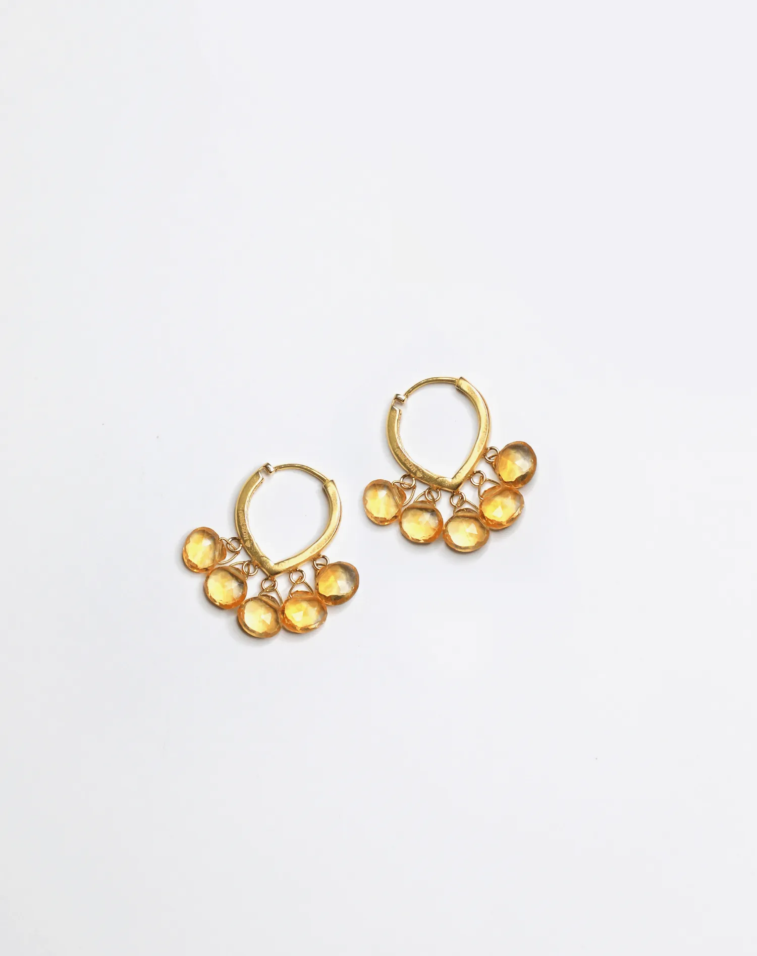 Citrine Droplet Huggies