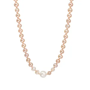 Classic Blush Pearl Necklace