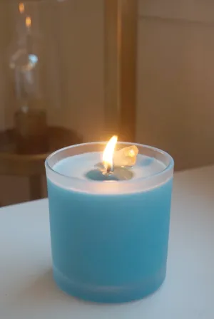 Complimentary Citrine Crystal Candle