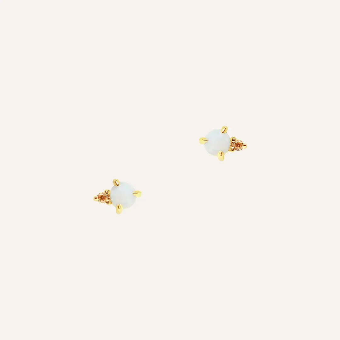 Cradle Created Opal Studs
