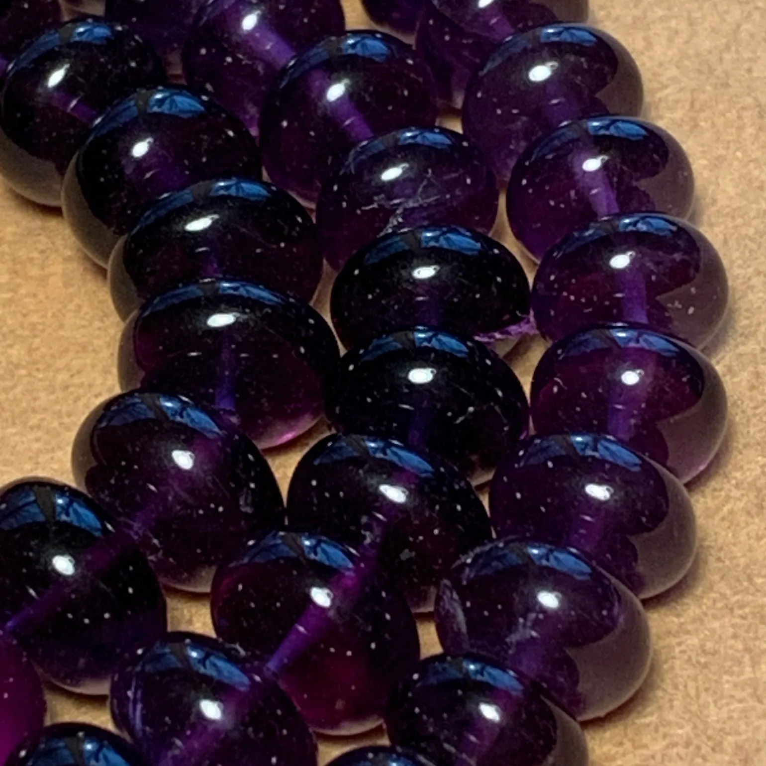 Dark Amethyst Graduated Strand