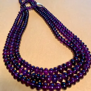 Dark Amethyst Graduated Strand