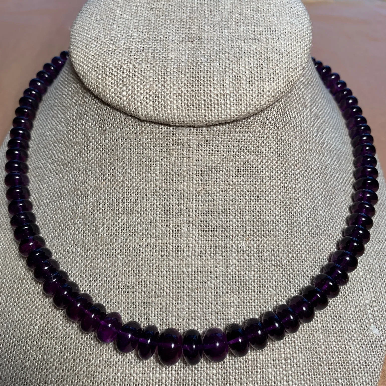 Dark Amethyst Graduated Strand