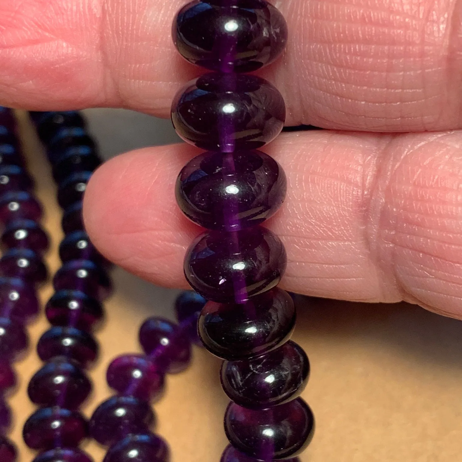 Dark Amethyst Graduated Strand
