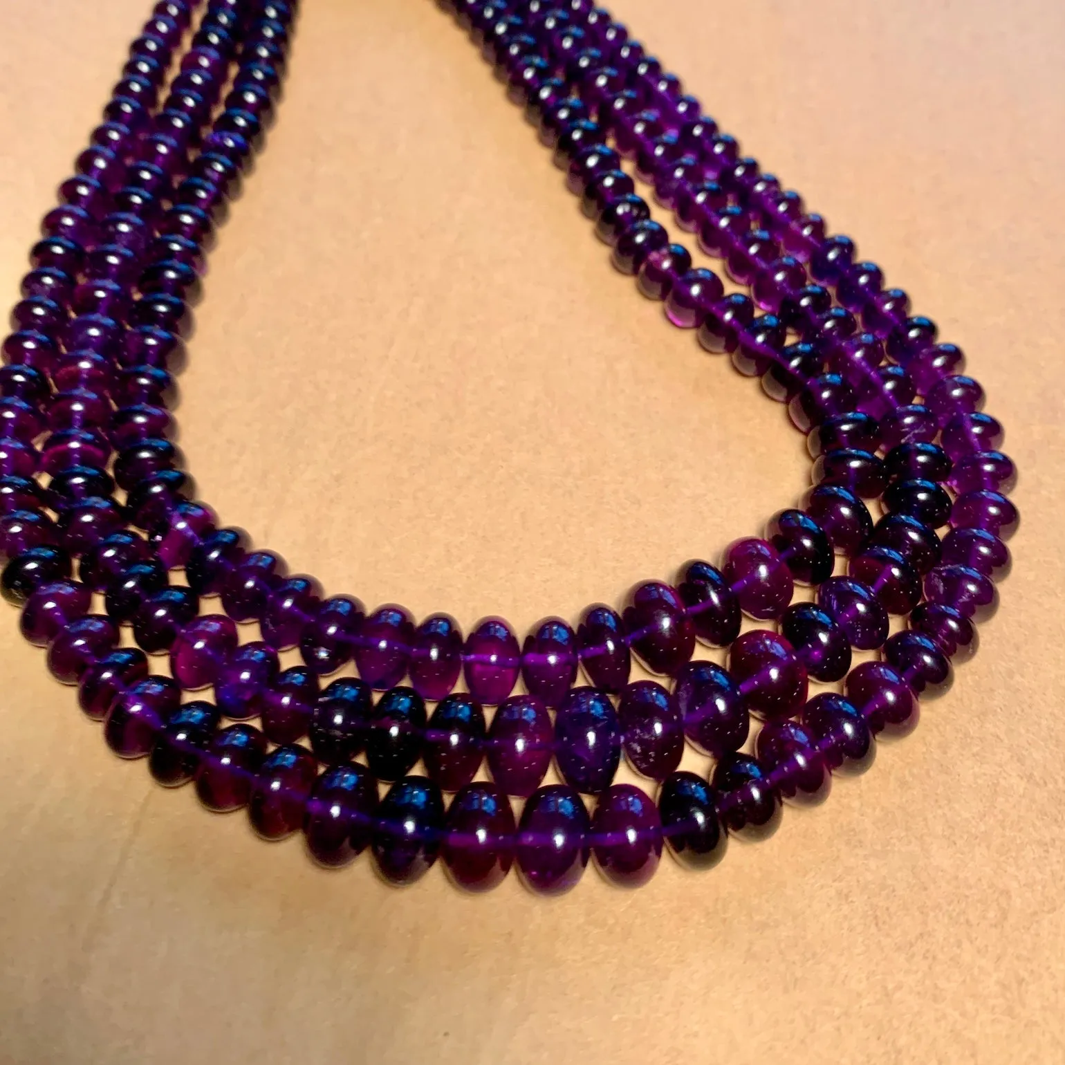 Dark Amethyst Graduated Strand