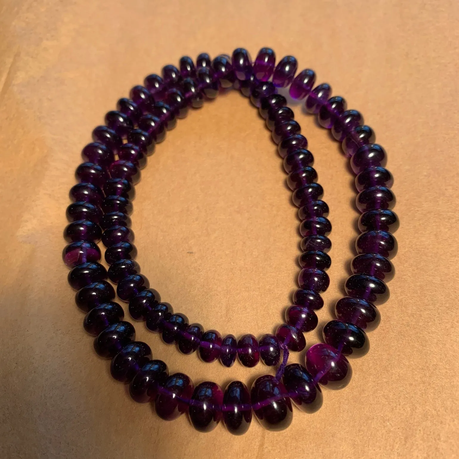 Dark Amethyst Graduated Strand