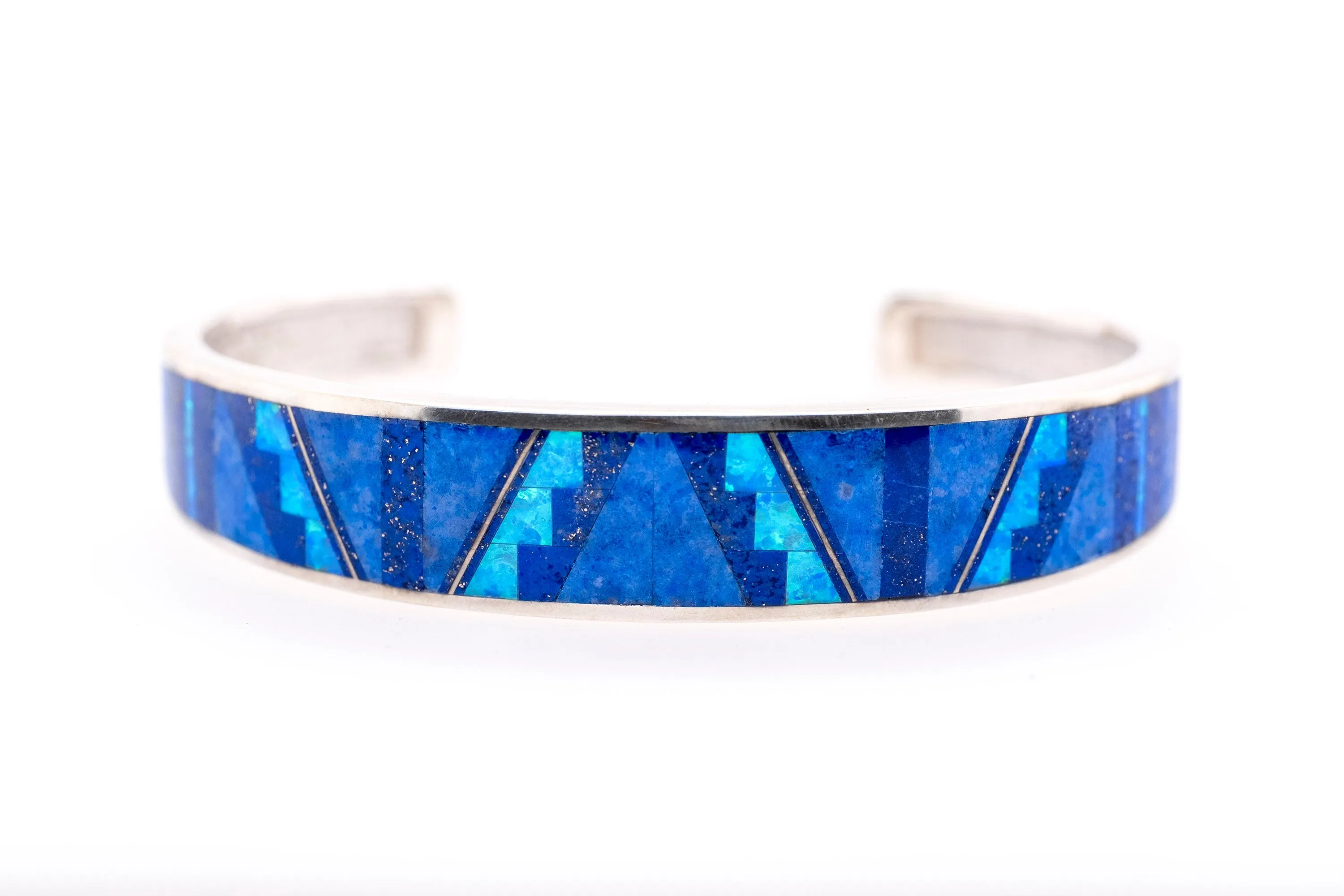 David Rosales Wide Blue Sky Bracelet