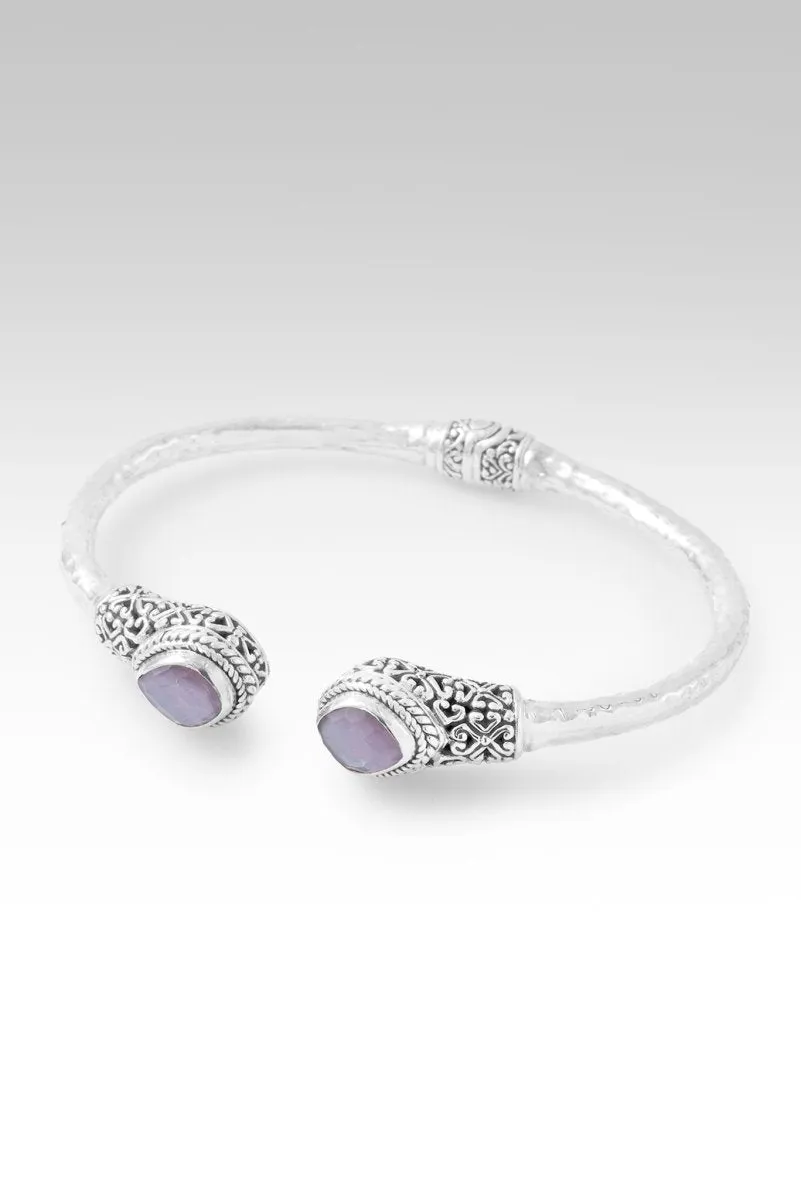 Delightful Days Tip-to-Tip Bracelet™ in Ruby Mother of Pearl Quartz Triplet