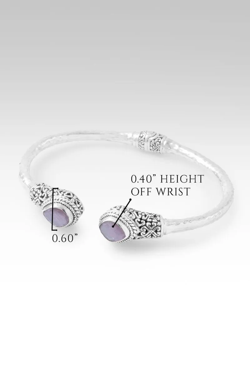Delightful Days Tip-to-Tip Bracelet™ in Ruby Mother of Pearl Quartz Triplet